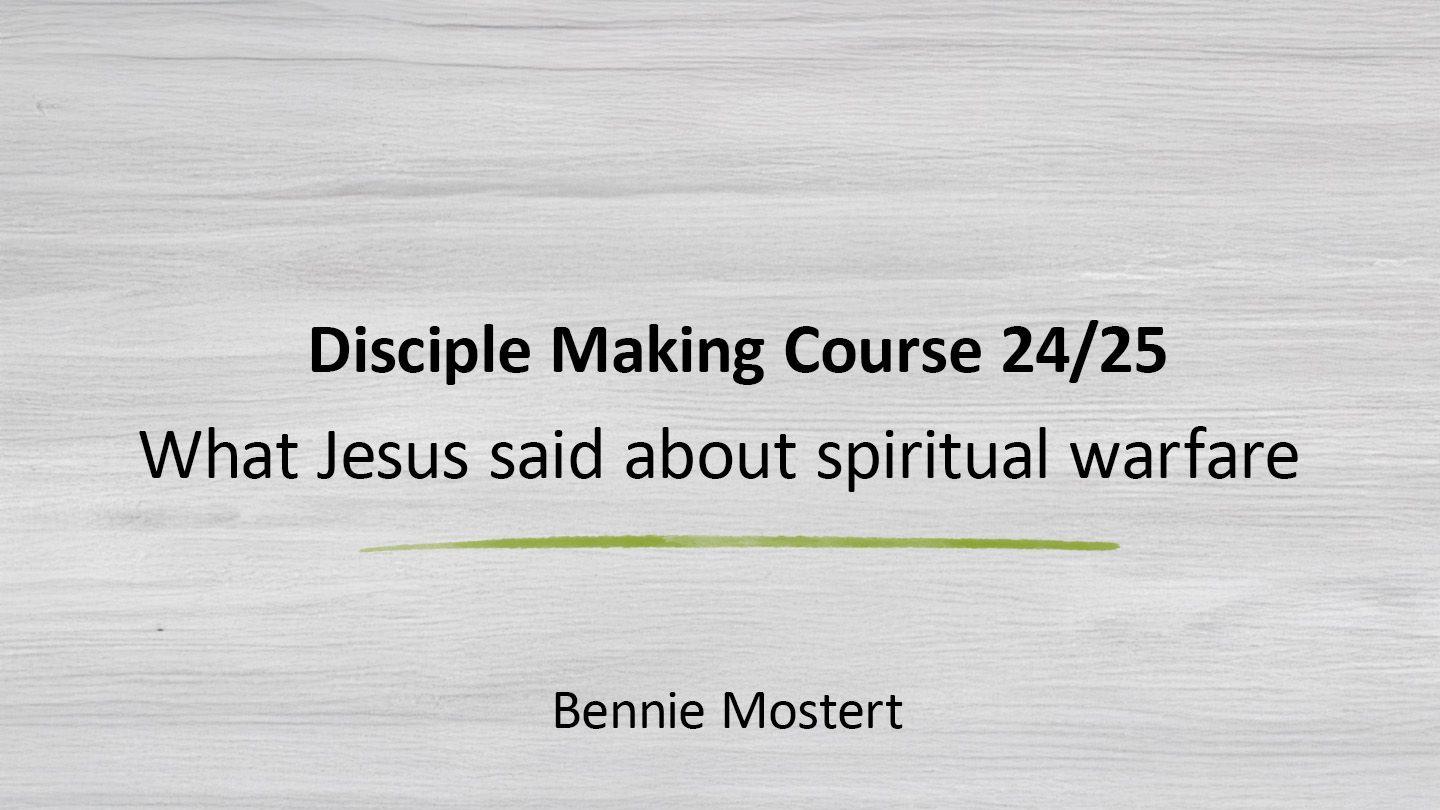 What Jesus Said About Spiritual Warfare Luke 4:14 New International Version