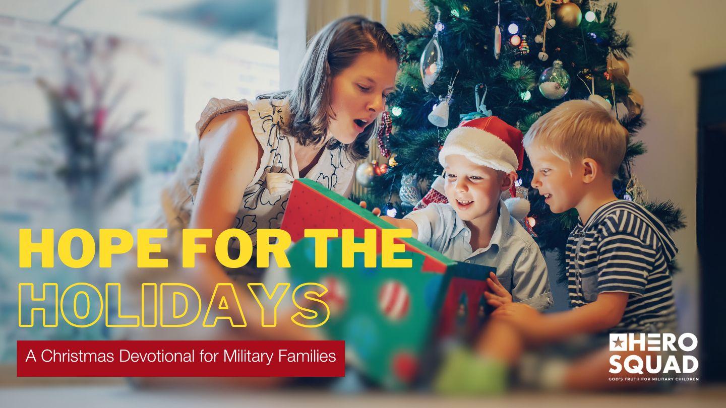 Hope for the Holidays Luke 2:40 New Living Translation